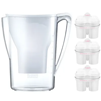 Filtračná kanvica BWT PENGUIN biela + 3 ks filter BWT Mg2+