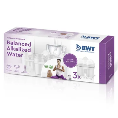 BWT Alkalická voda + horčík,  náhradné filtre 3 ks