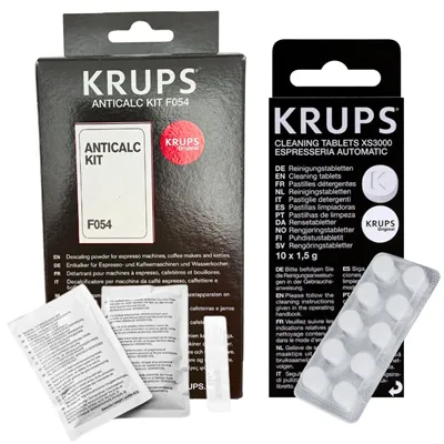 Krups F0540010 odvápňovač + XS300010 čistiace tablety
