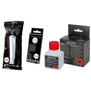 Krups F08801 Aqua Filter Claris + XS300010 čistiace tablety + XS900010 čistiaca tekutina do Barista