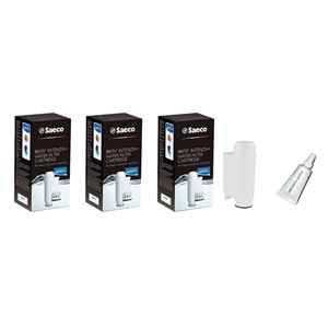Saeco / Philips Brita Intenza+ filter 3 ks + Saeco mazivo pre sparovaciu jednotku
