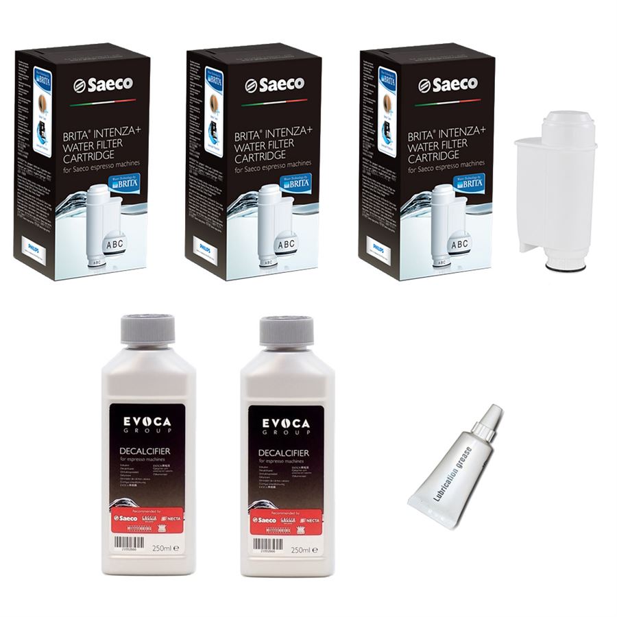 Saeco / Philips Brita Intenza+ 3 ks + CA6700 odvápňovač 500 ml + CA6704/99 čistiace tablety do sparovacej jednotky