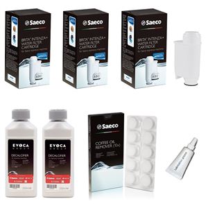 Saeco / Philips Brita Intenza+ 3 ks + Saeco CA6700 500 ml + CA6704/99 tbl. + Saeco mazivo