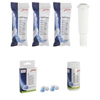 Jura Claris White filter 3 ks + Jura čistiace tablety 6 ks + Jura dvojfázové čistiace tablety 25 ks
