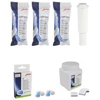 Jura Claris White filter 3 ks + Jura čistiace tablety 6 ks + Jura odvápňovacie tablety 36 ks