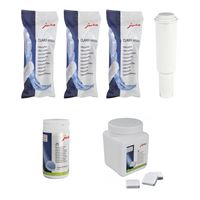 Jura Claris White filter 3 ks + Jura dvojfázové čistiace tablety 25 ks + Jura odvápňovacie tablety 36 ks