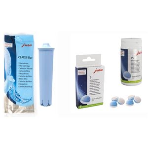 Jura Claris Blue filter + Jura čistiace tablety 6 ks + Jura dvojfázové čistiace tablety 25 ks