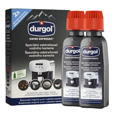 Durgol Swiss Espresso odvápňovací prostriedok 2 x 125 ml