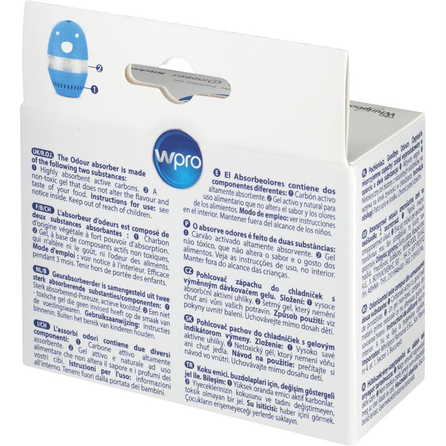 WPRO DEO213 pohlcovač pachov do chladničky (484000008433)