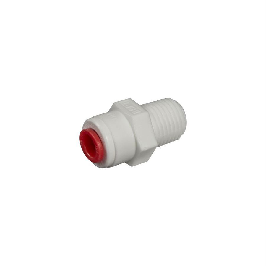  DMfit AMCBT0404W-RE spojka s vnějším závitem červená (1/4" tube x 1/4" NPTF)