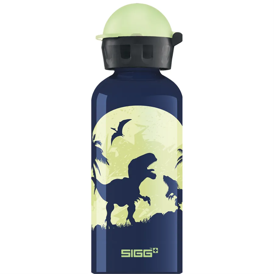 Sigg detská fľaša Glow Moon Dinos 0,4 l