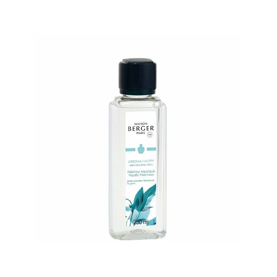 Maison Berger Paris katalytická lampa Aroma + Happy sviežosť vody náplň 250 ml, darčeková sada