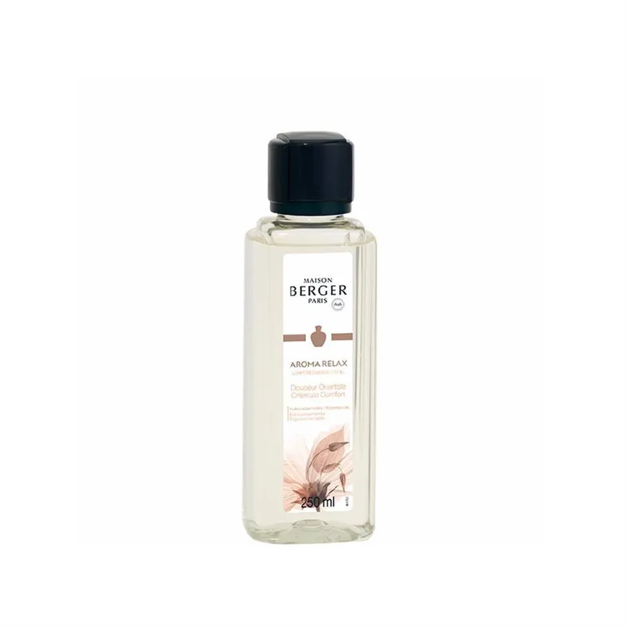 Maison Berger Paris katalytická lampa Aróma + Aróma relax náplň 250 ml, darčeková sada