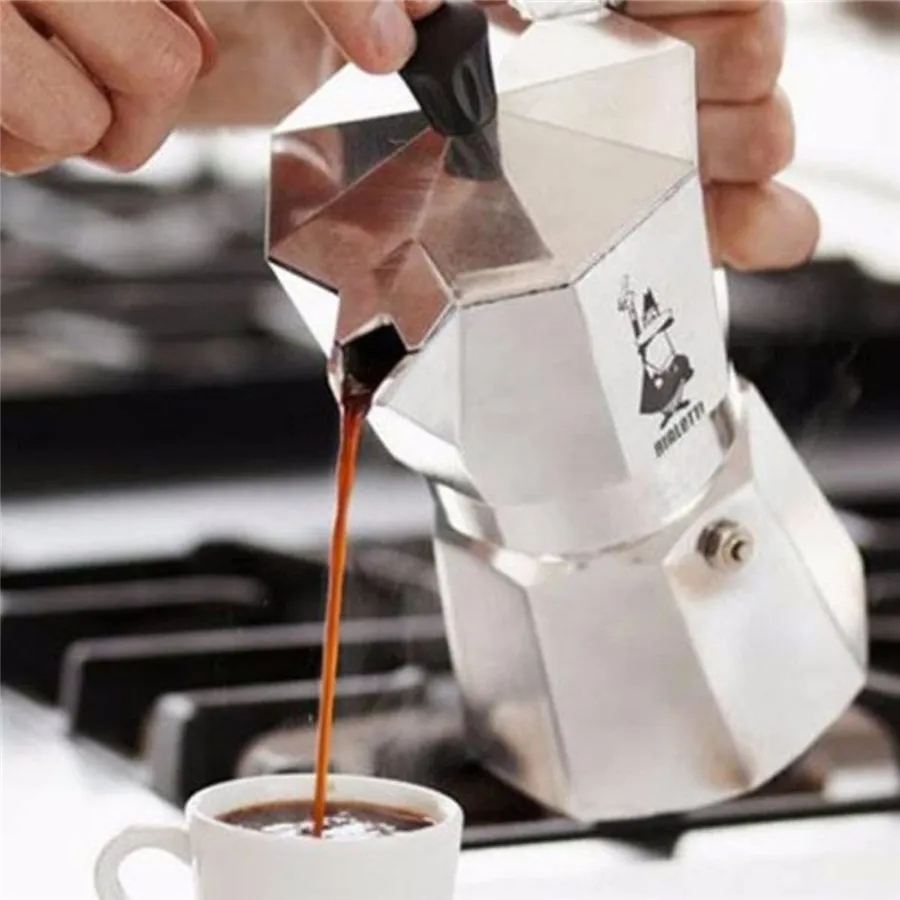 Bialetti Moka Express - moka kanvica 6 šálok strieborná (1228001)