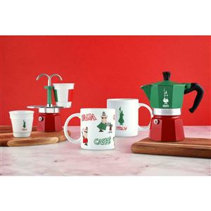 Bialetti Moka Express - moka kanvica 6 šálok Tricolore Italia (5150530)