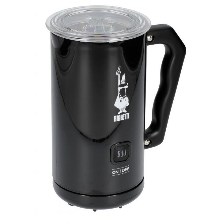 Bialetti 0004433 (MKF02) elektrický napeňovač mlieka, čierny, objem 300 ml