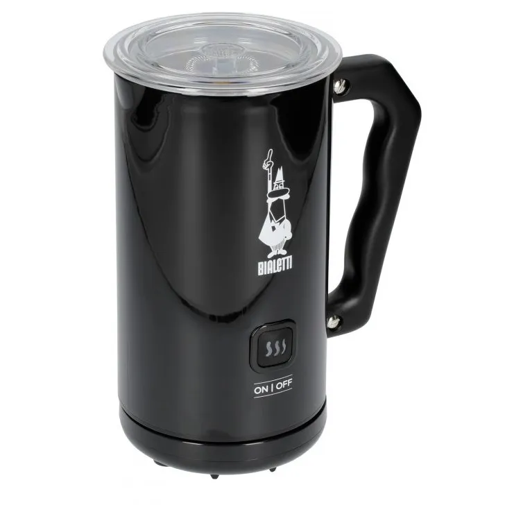 Bialetti 0004433 (MKF02) elektrický napeňovač mlieka, čierny, objem 300 ml