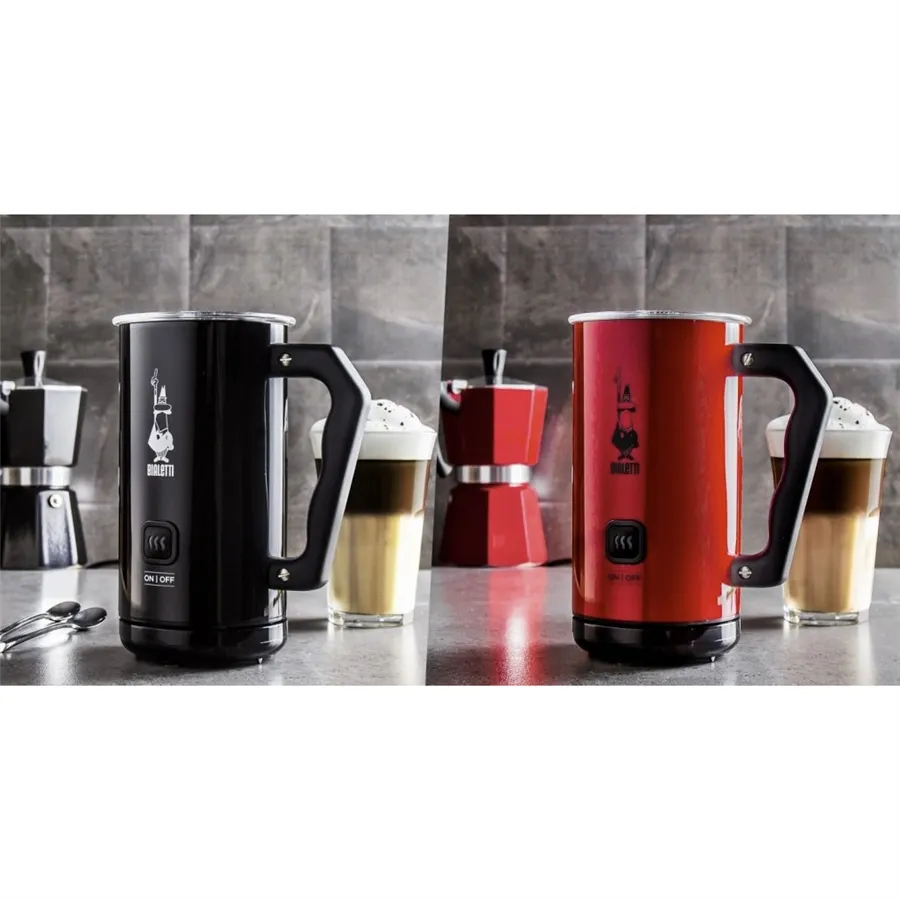 Bialetti 0004433 (MKF02) elektrický napeňovač mlieka, čierny, objem 300 ml
