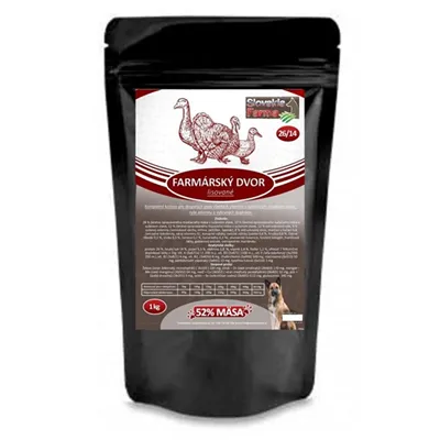 Slovakia Farma - Farmárský dvor 26/14 lisované hypoalergénne granule pre psy 1 kg