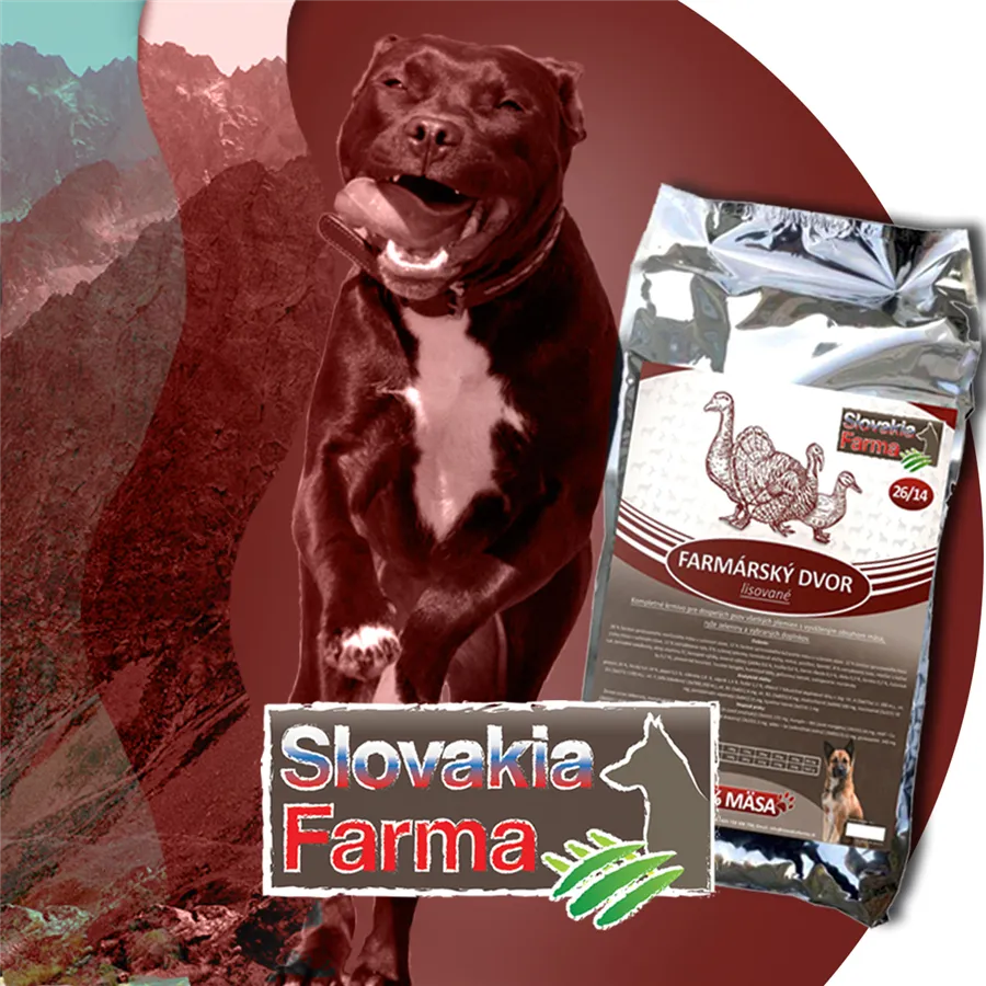 Slovakia Farma - Farmárský dvor 26/14 lisované hypoalergénne granule pre psy 1 kg