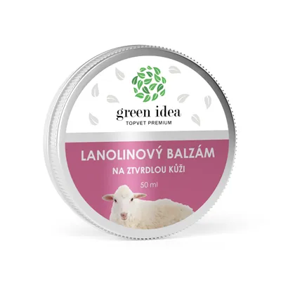 Green idea Lanolínový balzam na nohy 50 ml - na stvrdnutú kožu