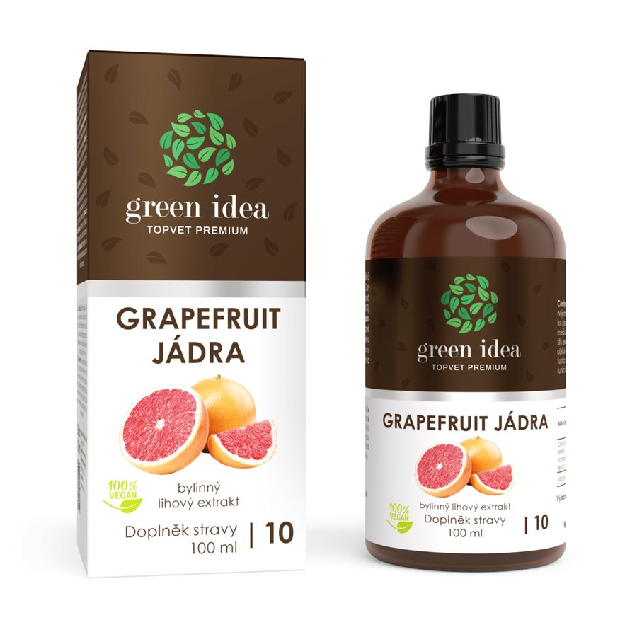 Green idea Grapefruit jadra - kvapky 100 ml imunita, antibiotikum