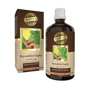 TOPVET Karmelitské kvapky - 100 ml zažívacie ťažkosti