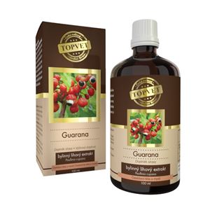 TOPVET Guarana tinktúra – kvapky 100 ml osvieženie tela a mysle