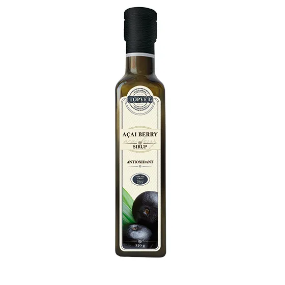 TOPVET Acai berry sirup farmársky vo skle 320 g (antioxidant)