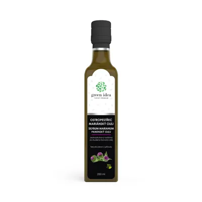 Green idea Pestrec mariánsky olej za studena lisovaný 250 ml