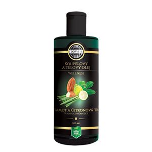 TOPVET Bergamot a citrónová tráva v mandľovom oleji 200 ml