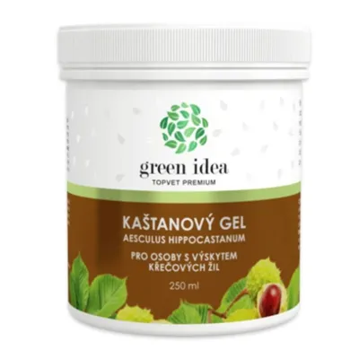 TOPVET Gaštanový masážny gél - na kŕčové žily 250 ml