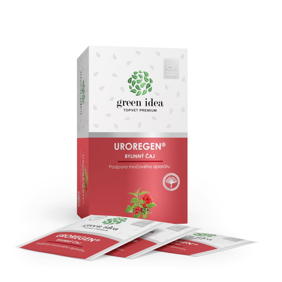 Green idea Uroregen bylinný čaj na podporu močového aparátu 20 x 1,5 g