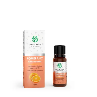 Green idea Pomeranč 100% silica 10 ml 