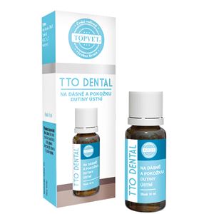 TOPVET Tea Tree Oil Dental 10 ml - na paradentózu a zápaly ďasien