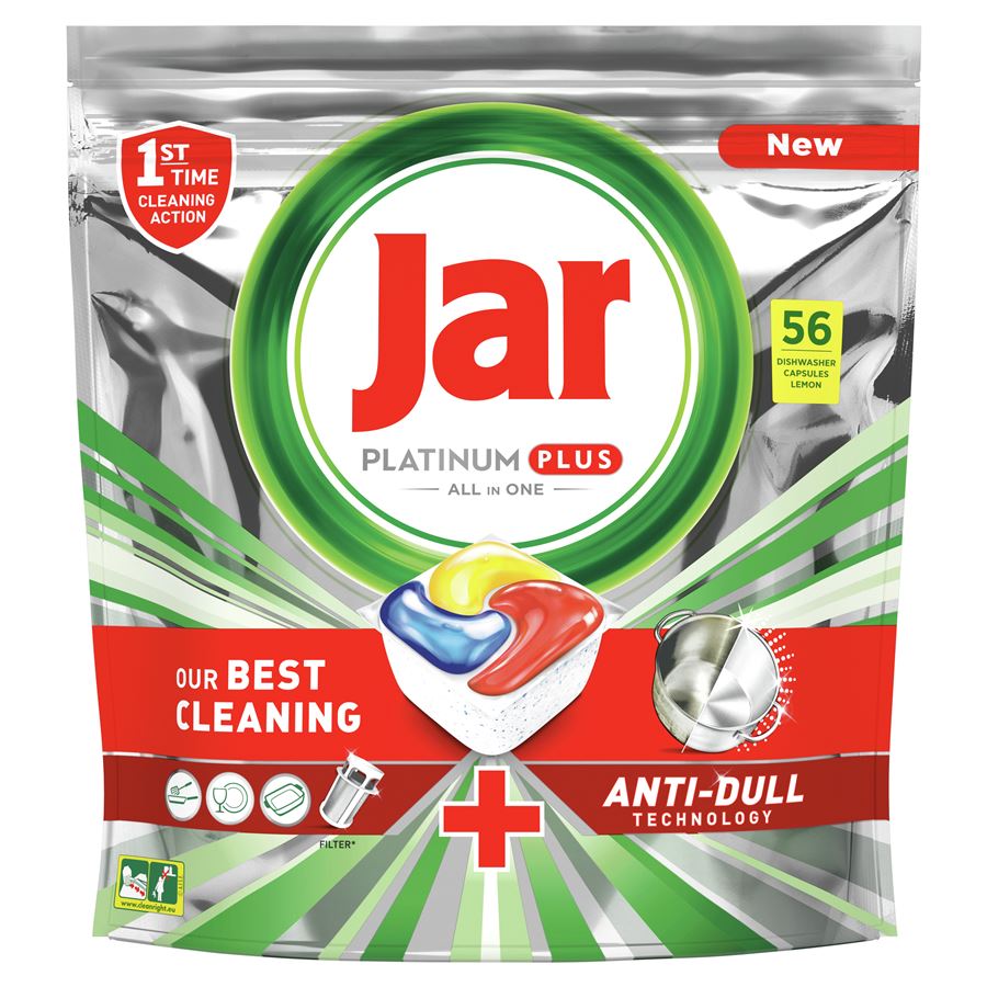 JAR Platinum Plus Yellow 56 ks tablety do umývačky riadu 