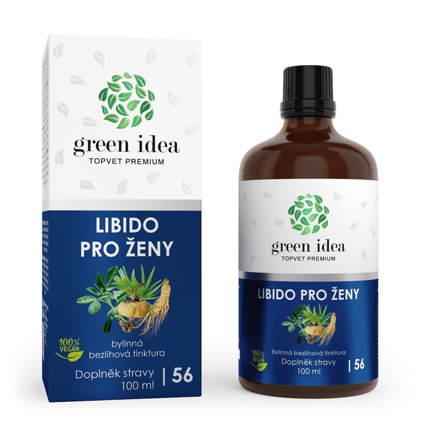 Green idea Libido pre ženy bezlihová tinktúra 100 ml
