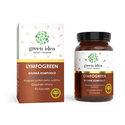 Green idea Lymfogreen 90 kapsúl - podpora lymfatického systému