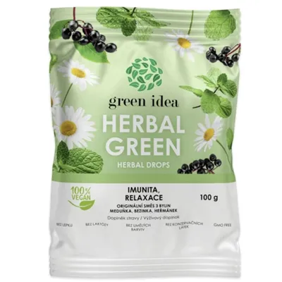 Green Idea Herbal bylinné cukríky 100 g