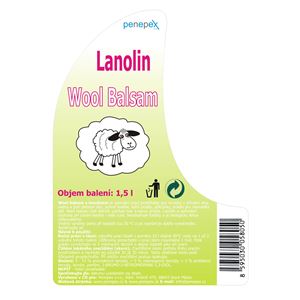 Lanolín na pranie Wool Balsam 1,5 l / 6 ks