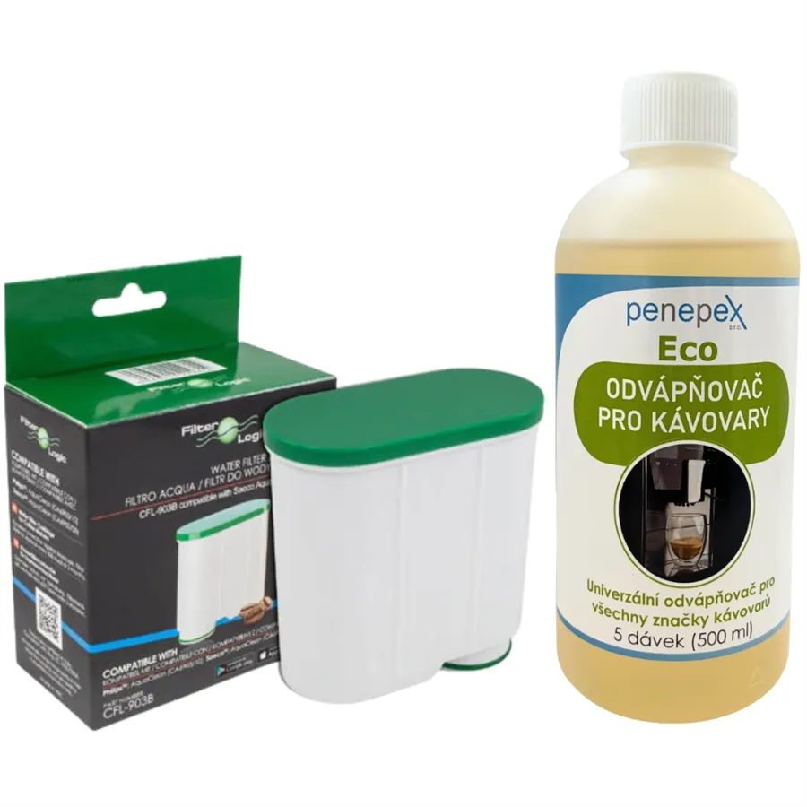 FilterLogic CFL-903B za Saeco/Philips AquaClean CA6903/00-10 + Penepex Eco univerzálny odvápňovač 500 ml