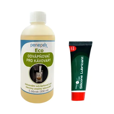 FilterLogic CFL-651 silikónové mazivo pre kávovary 100 g + Penepex Eco univerzálny odvápňovač 500 m