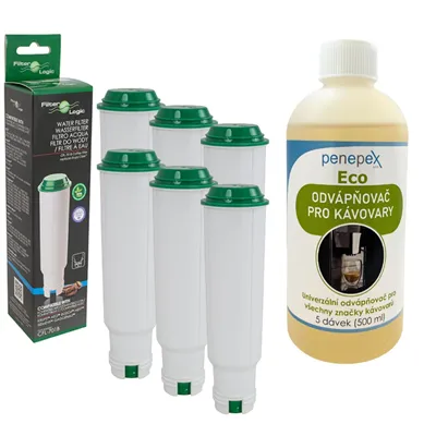 FilterLogic CFL-701B filter za Nivona Claris NIRF700 (6 ks) + Penepex Eco univerzálny odvápňovač 500 ml