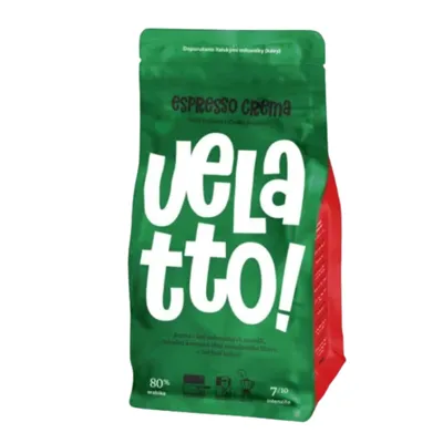 Velatto Espresso Crema zrnková káva 1 kg