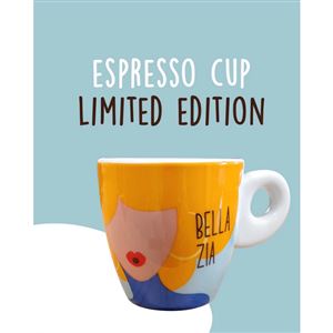 Dolce Vita hrnček s tanierikom 50 ml limitovaná edícia Bella zia 1 ks