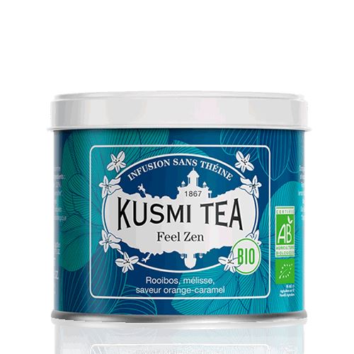 Kusmi Tea Organic Feel Zen, sypaný čaj v kovovej dóze (100 g)