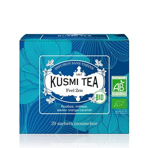 Kusmi Tea Organic Feel Zen, 20 mušelínových sáčkov (40 g)