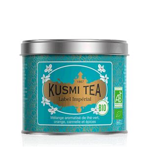 Kusmi Tea Organic Imperial Label, sypaný čaj v kovovej dóze (100 g)