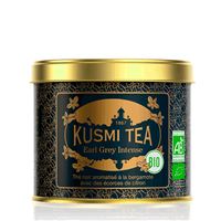 Kusmi Tea Organic Earl Grey Intense, sypaný čaj v kovovej dóze (100 g)