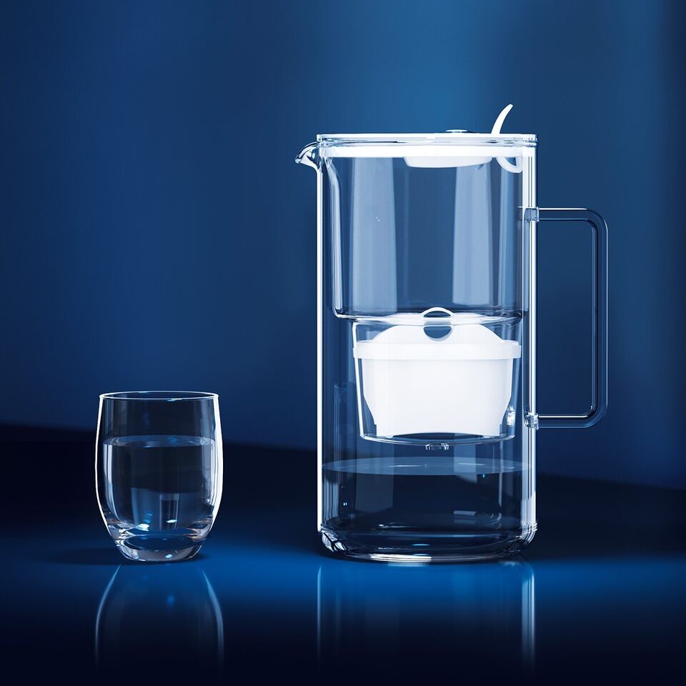 Aquaphor Glass sklenená filtračná kanvica pre chutnú vodu